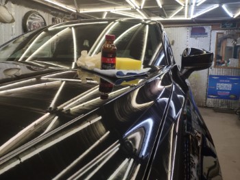 Нанесение жидкого стекла